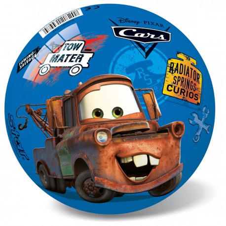 131520 PIŁKA GUMOWA CARS ZŁOMEK 23 CM BEST MS TOYS