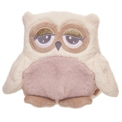 122875 PLUSZOWA SOWA ABBY KREMOWO RÓŻOWA 23 CM PLUSZAK BEPPE