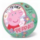 132008 MINI PIŁKA GUMOWA ŚWINKA PEPPA 14 CM BEST MS TOYS