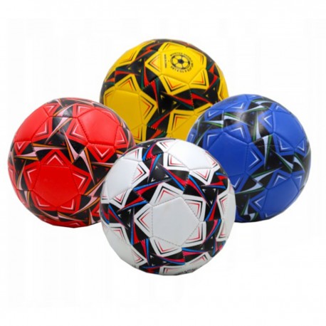 635386 PIŁKA NOŻNA MIX COLORS BEST MS TOYS