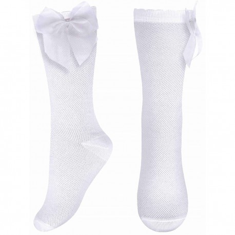 018665 PODKOLANÓWKI AŻUROWE Z APLIKACJĄ 10-12L ROZMIAR 32-34 EU MILUSIE BRAND S.C.