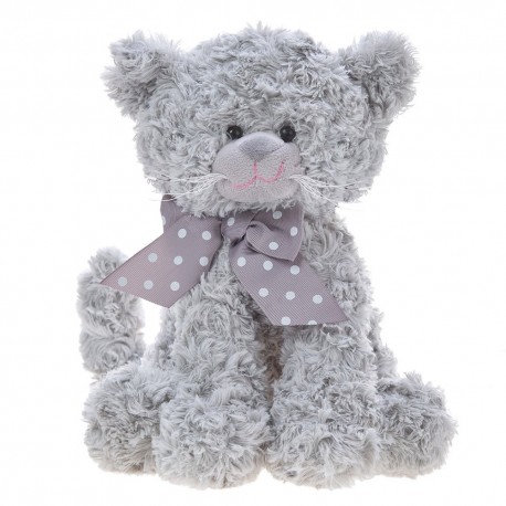 114962 PLUSZOWY KOT BEATRICE SZARY 25 CM PLUSZAK BEPPE