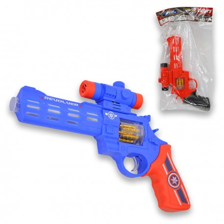 106865 PISTOLET REWOLWER NA BATERIE ŚW/DŹ CABO-TOYS