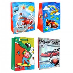 919275 TORBA OZDOBNA MIX URODZINY CHŁOPIEC XL 37x50x25 W&K