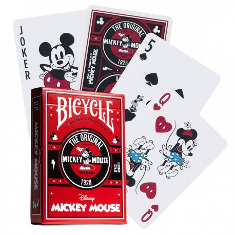 095645 BICYCLE MYSZKA MICKEY KARTY DO GRY POKER CARTAMUNDI