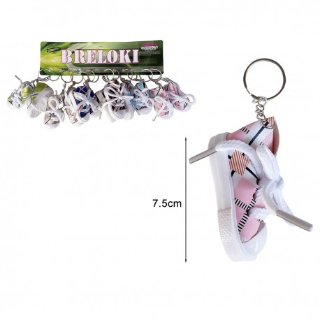 456973 BRELOK BUT TRAMPEK 7,5 CM MIX KOLORÓW GAZELO