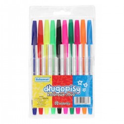 128874 DŁUGOPISY FLUORESCENCYJNE 10 KOLORÓW SCHEMAT