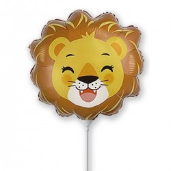 323498 BALON FOLIOWY LEW GŁOWA LWA 14" GODAN