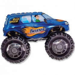 309430 BALON FOLIOWY AUTO MONSTER TRUCK NIEBIESKI 68x96 cm 24" GODAN