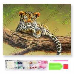 788108 DIAMENTOWA MOZAIKA 40x30 KRAJOBRAZ GÓRSKI, LATO