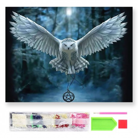 788108 DIAMENTOWA MOZAIKA 40x30 KRAJOBRAZ GÓRSKI, LATO