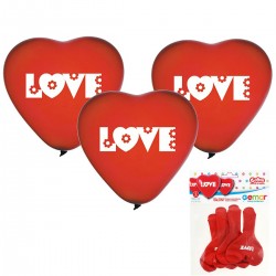 307993 BALONY SERCA LOVE 25 cm 10" 5 szt. GODAN