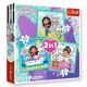 34871 TREFL PUZZLE 3W1 KOCI DOMEK GABI, AKTYWNOŚCI GABI