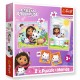 93582 TREFL PUZZLE 2w1 MEMOS KOCI DOMEK GABI, GABI Z KOCIM PRZYJACIELEM