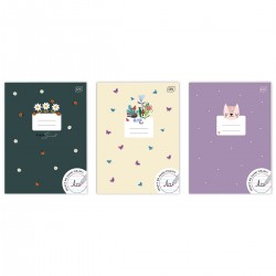 314307 ZESZYT W 3 LINIĘ A4 32 UV GIRLS INTERDRUK