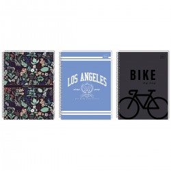 171351 KOŁOZESZYT W KRATKĘ A5 80 MIX INTERDRUK