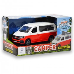 506110 POJAZD CAMPER VOLKSWAGEN T6 BIAŁO-CZERWONY HIPO