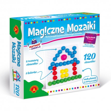 006612 ALEXANDER MAGICZNE MOZAIKI 120 el. DOMEK