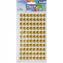 684530 DŻETY SAMOPRZYLEPNE - ZŁOTY 8 mm 88 szt. BREWIS