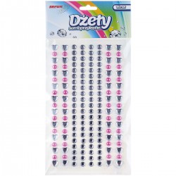 685568 DŻETY SAMOPRZYLEPNE - PASKI MIX + SERCA 160 szt. BREWIS