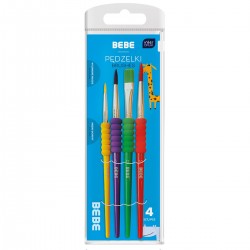 327789 BEBE PĘDZELKI z UCHWYTEM 4 SZT. INTERDRUK
