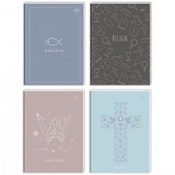 171245 BRULION ZESZYT W KRATKĘ A5 64 RELIGIA INTERDRUK