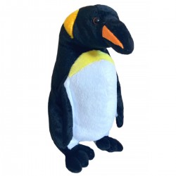 120932 BEPPE ŚREDNI PLUSZAK PLUSZOWA PINGWIN CESARSKI CZARNY 28 CM