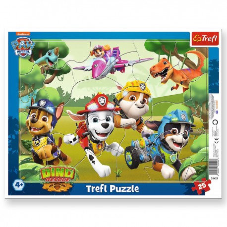 31429 TREFL PUZZLE RAMKOWE 25 EL PSI PATROL, WYCZYNOWE TRIKI PIESKÓW
