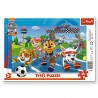 31428 TREFL PUZZLE RAMKOWE 15 EL PSI PATROL, UCZYNNE PIESKI