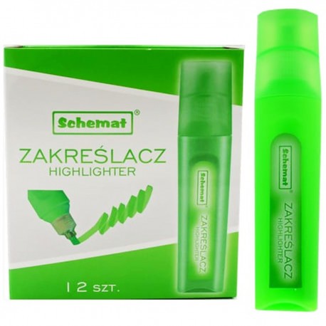 011991 ZAKREŚLACZ ZIELONY SCHEMAT