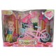 537910 MINI LALKA Z ROWERKIEM 12 CM ADAR