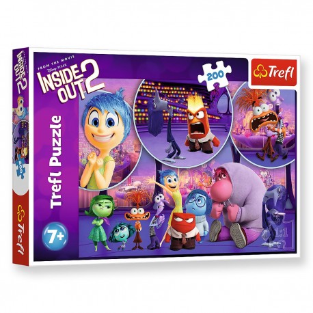 13305 TREFL PUZZLE 200 el. W GŁOWIE SIE NIE MIEŚCI 2, DZIECIĘCE EMOCJE