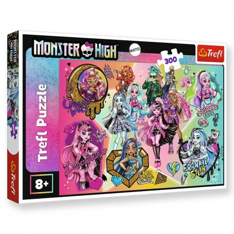 23027 TREFL PUZZLE 300 EL. MONSTER HIGH, ZOMBIE GÓRĄ!