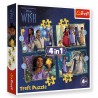 34649 TREFL PUZZLE 4w1 WISH, MARZENIA SIĘ SPEŁNIAJĄ 4+