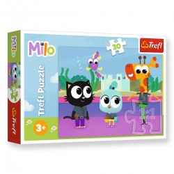 18310 TREFL PUZZLE 30 el. MILO, KOTEK MILO