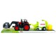 463896 TRAKTOR Z MASZYNĄ ROLNICZĄ BELOWNICA + CHWYTAK GAZELO