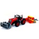 463827 TRAKTOR Z MASZYNĄ ROLNICZĄ SIEWNIK + CHWYTAK 63 cm GAZELO