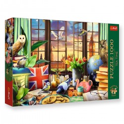 10847 TREFL PUZZLE 1000 el. WSZYSTKO CO BRYTYJSKIE - TEA TIME, PREMIUM PLUS QUALITY