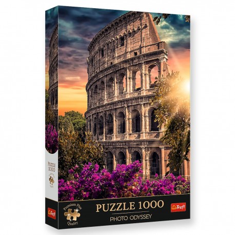 10857 TREFL PUZZLE 1000 el. KOLOSEUM, AMITEATR W RZYMIE - PHOTO ODYSSEY, PREMIUM PLUS QUALITY