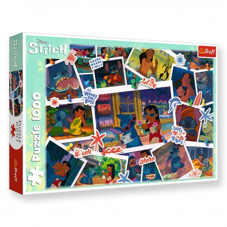 10882 TREFL PUZZLE 1000 el. LILO&STITCH NA WAKACJACH