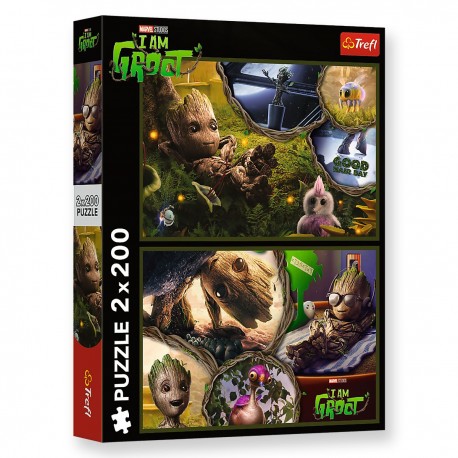 13315 TREFL PUZZLE 2x200 el. JA JESTEM GROOT