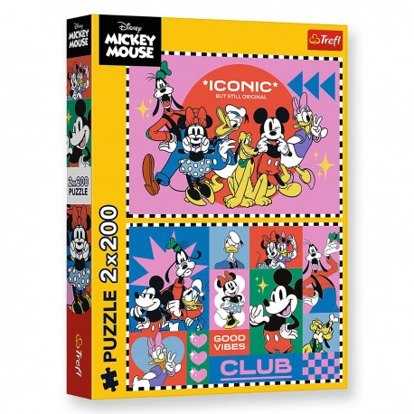 13319 TREFL PUZZLE 2x200 el. DISNEY, CZAS Z PRZYJACIÓŁMI