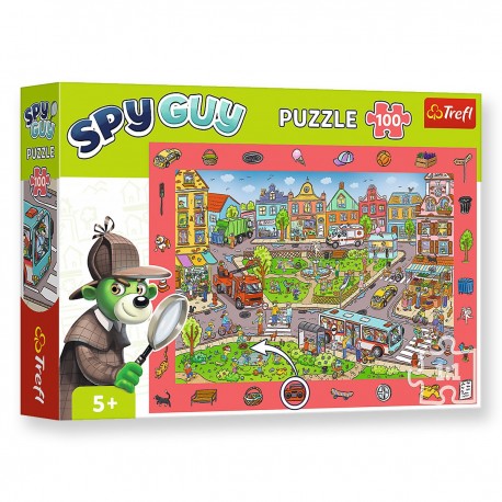 15590 TREFL PUZZLE 24 EL OBSERWACYJNE, SPY GUY - MIASTO