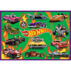 13312 TREFL PUZZLE 4x250 el. HOT WHEELS, WYŚCIGOWE AUTA