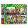 13313 TREFL PUZZLE 4x250 el. ZABAWNE ZWIERZĘTA