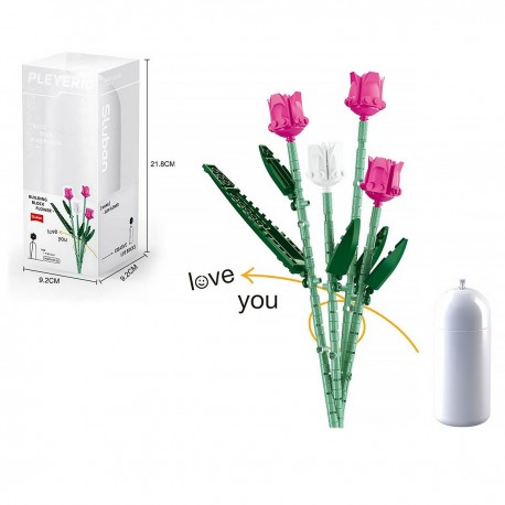 466897 KLOCKI SLUBAN KWIATY TULIPAN 207 EL. GAZELO (G192923)