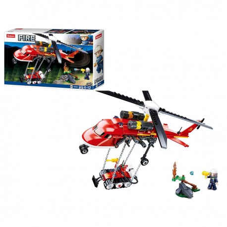 429533 KLOCKI SLUBAN FIRE HELIKOPTER STRAŻY POŻARNEJ 325EL GAZELO (G096083)