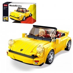 466903 KLOCKI SLUBAN MODELBRICKS SAMOCHÓD SPORTOWY ŻÓŁTY 290 EL GAZELO (G185795)