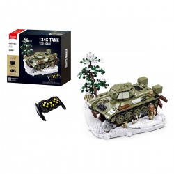464077 KLOCKI SLUBAN MODELBRICKS CZOŁG T34S W OKOPIE R/C 837 EL GAZELO (G204119)