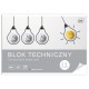 070012 BLOK TECHNICZNY A3 BIAŁY 170G INTERDRUK